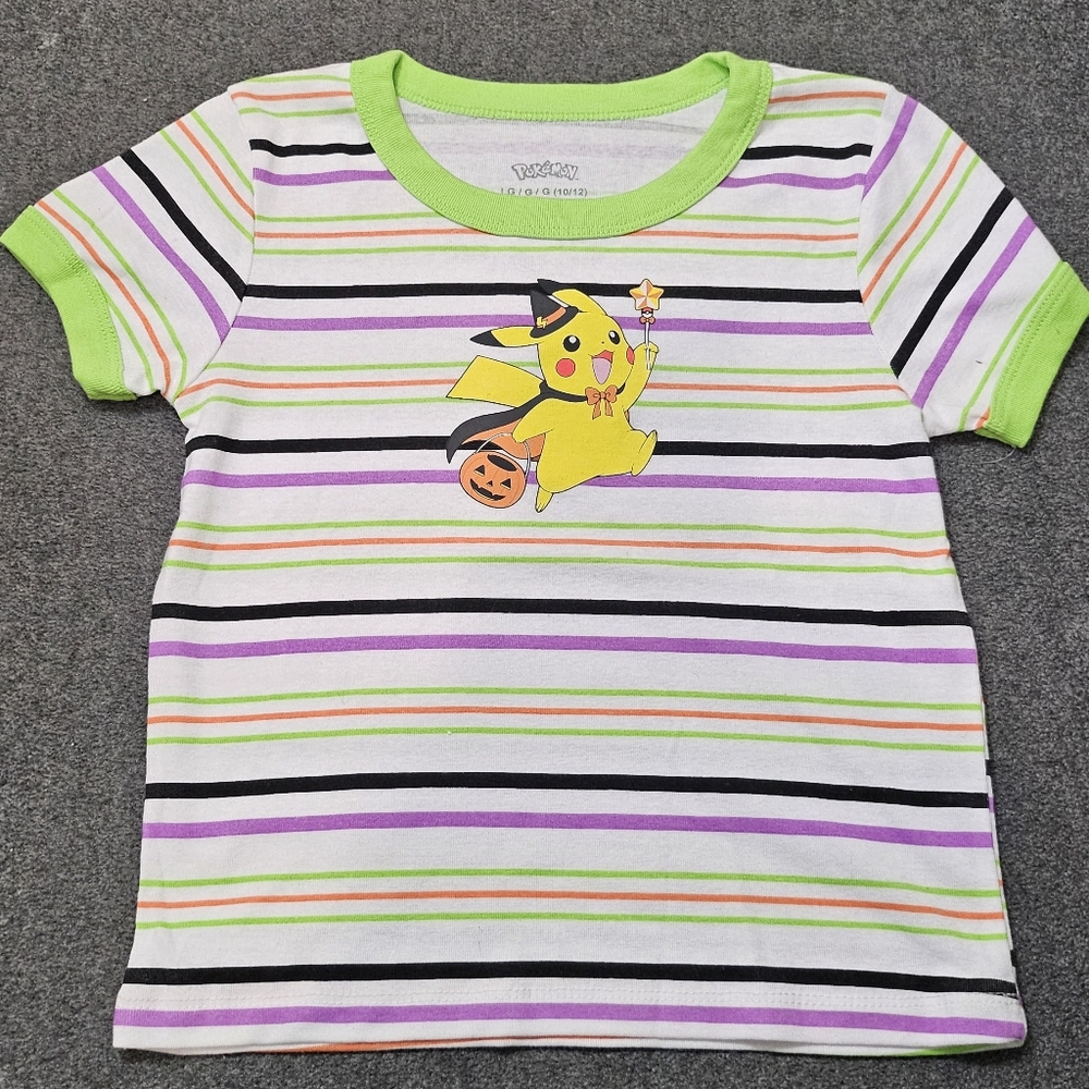 Pokémon kids size Large (10/12), new without tags.  Halloween themed,  Pikachu